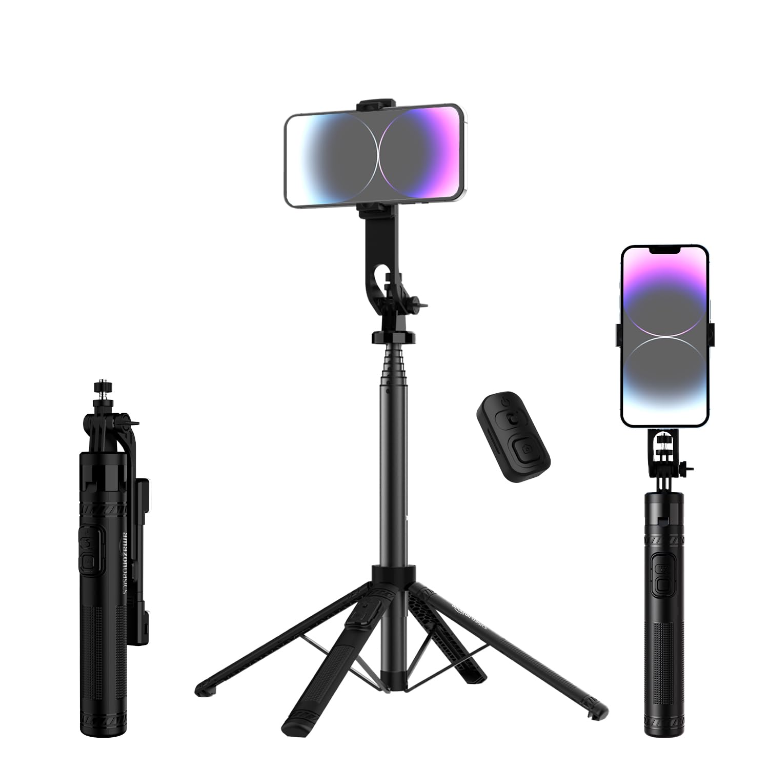 Trípode Selfie A17 con Luces LED y Control Remoto – Hasta 180 cm